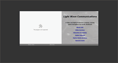 Desktop Screenshot of lightwavevideo.com